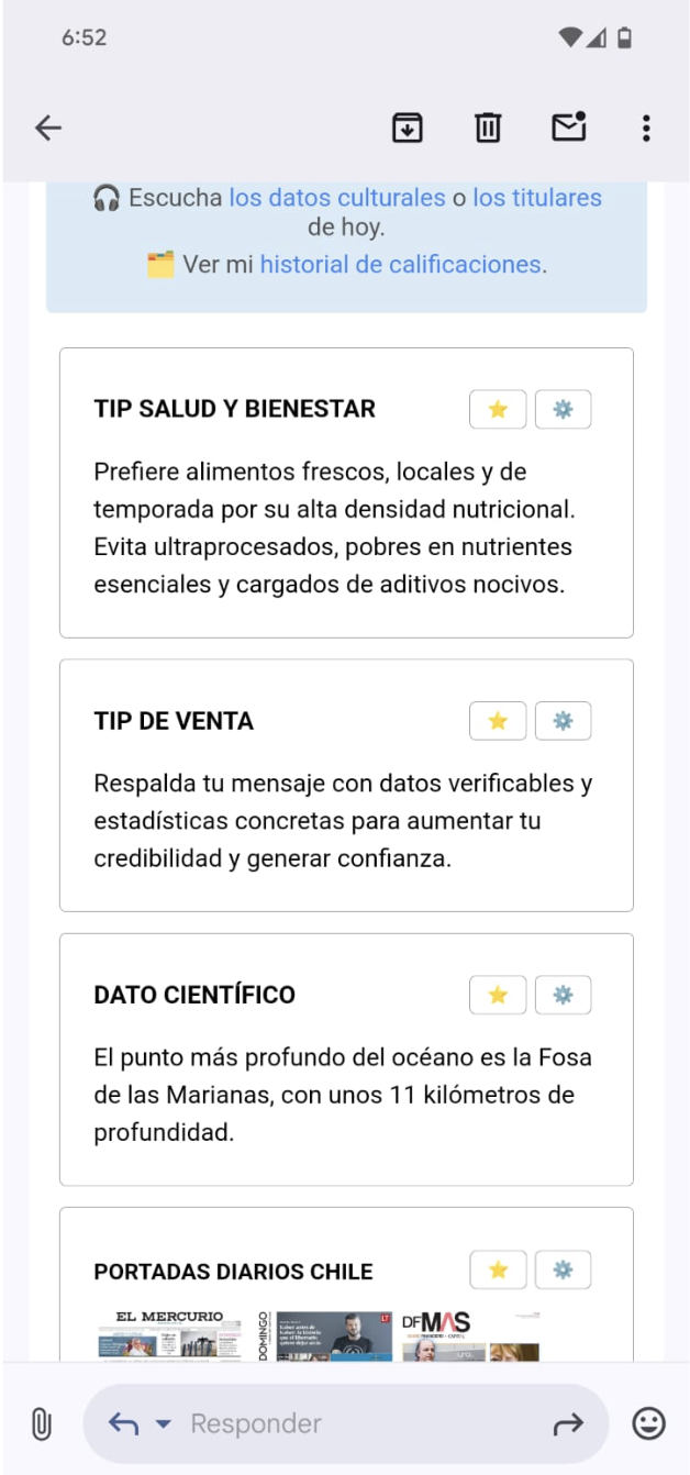 Tu boletín diario 3D